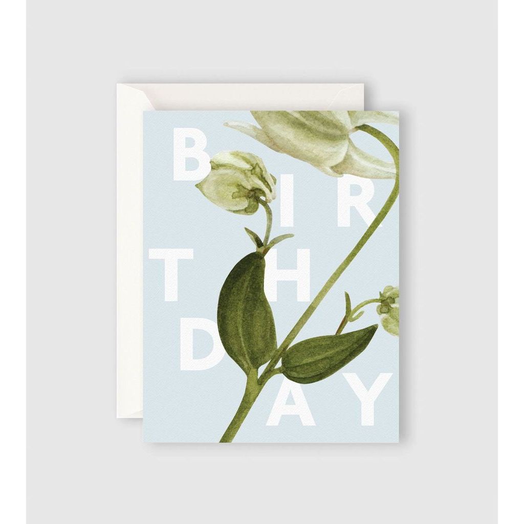 Father Rabbit Stationery - Floral Birthday Card - Urban Naturals