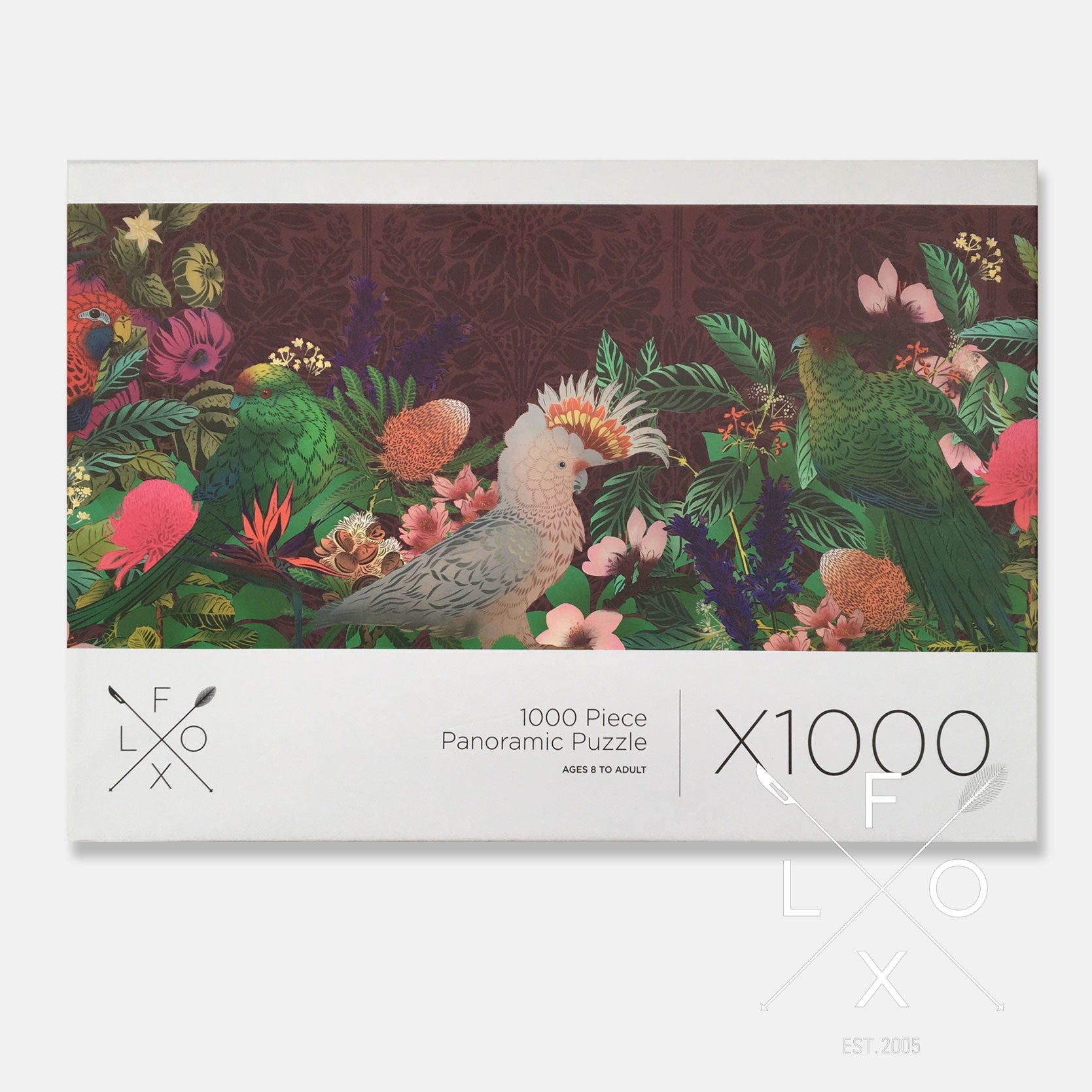 Flox 1000 Piece Rectangle Puzzle - Papura - Urban Naturals