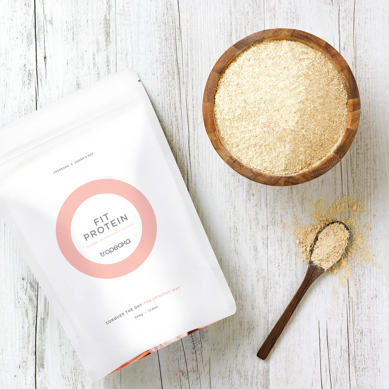 Tropeaka x Sarah's Day Fit Protein - Natural Cookie Dough Flavour - Urban Naturals