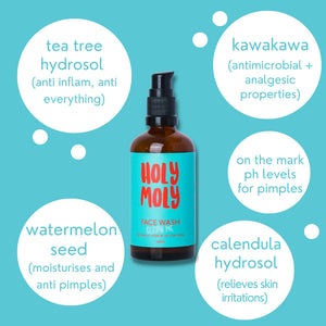 Holy Moly Teen Skincare - Face Wash - Urban Naturals