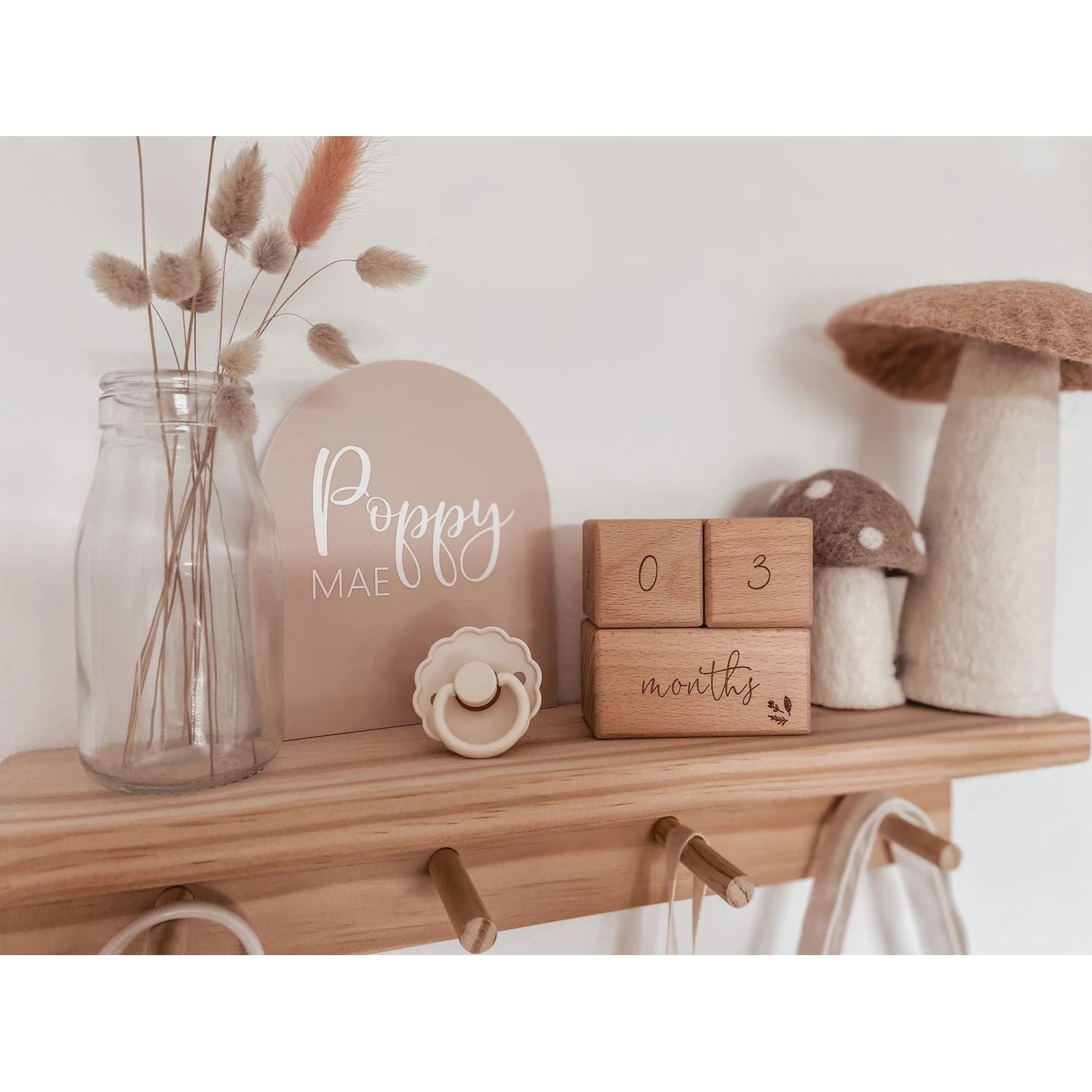 Over The Dandelions - Milestone Wooden Blocks - Urban Naturals