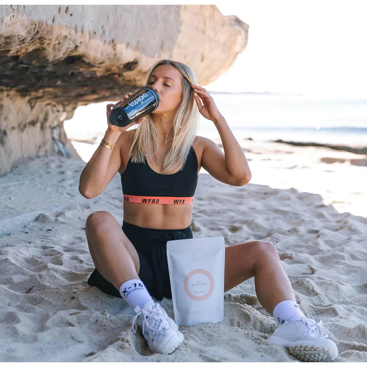 Tropeaka x Sarah's Day Fit Protein - Natural Cookie Dough Flavour - Urban Naturals