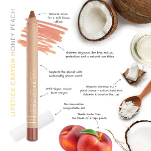 Luk Beautifood Lipstick Crayon - Honey Peach - Urban Naturals