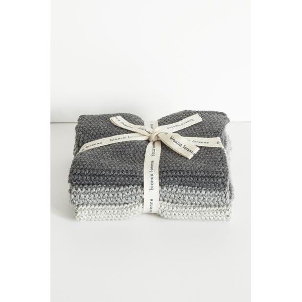 Bianca Lorenne 100% Cotton Wash Cloths Lavette -  3pk - Urban Naturals