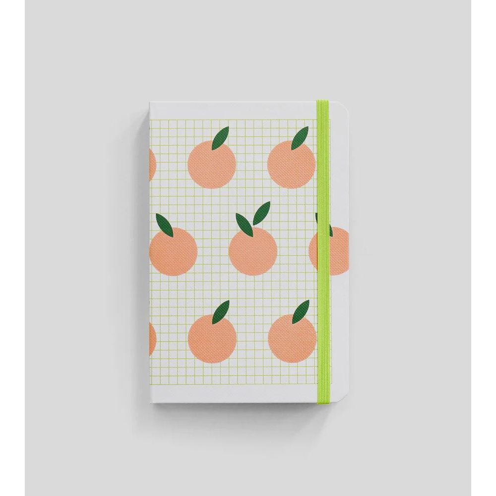 Lettuce  Hardcover Notebook - Peach Grid - Urban Naturals