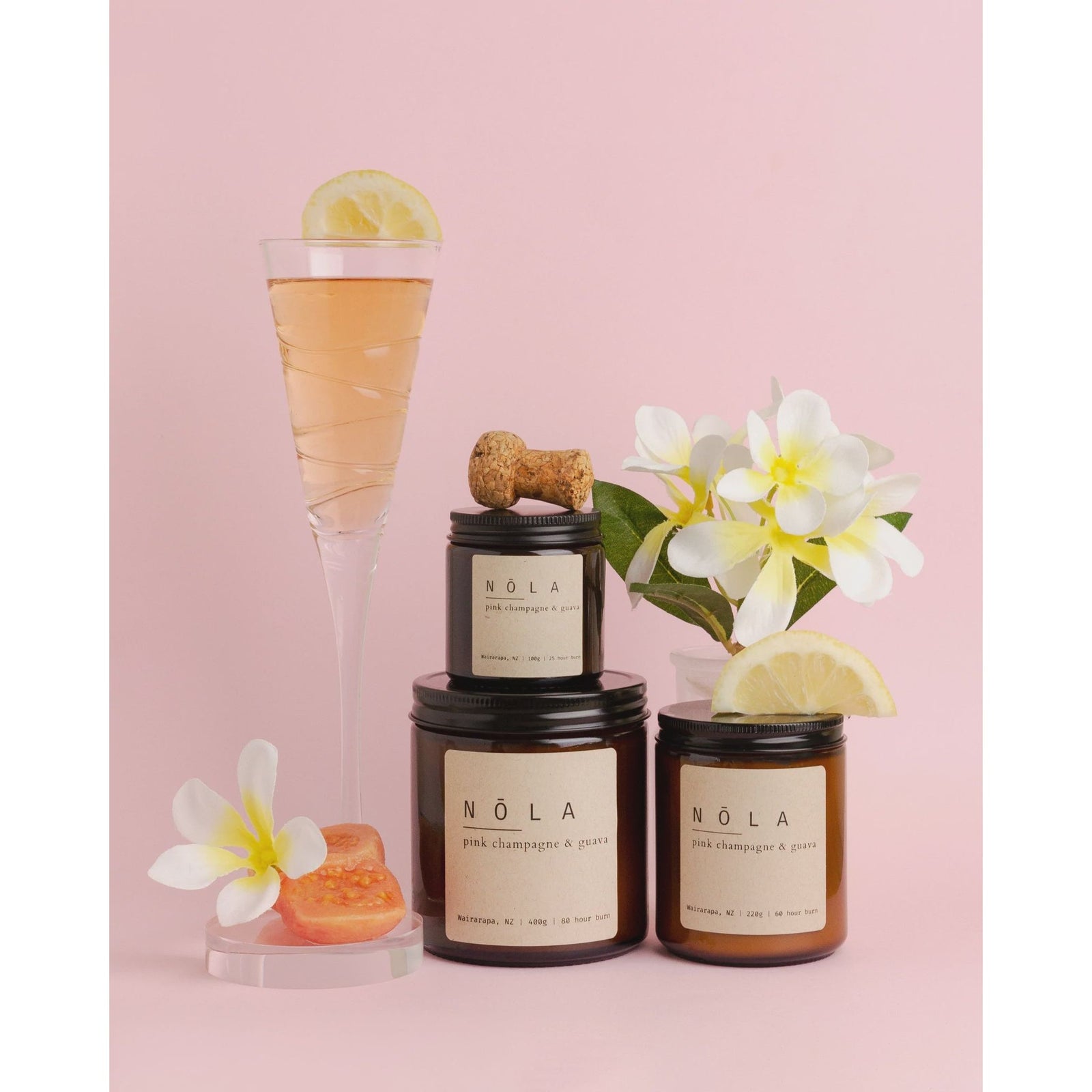 Nola Candles - Pink Champagne & Guava - Urban Naturals