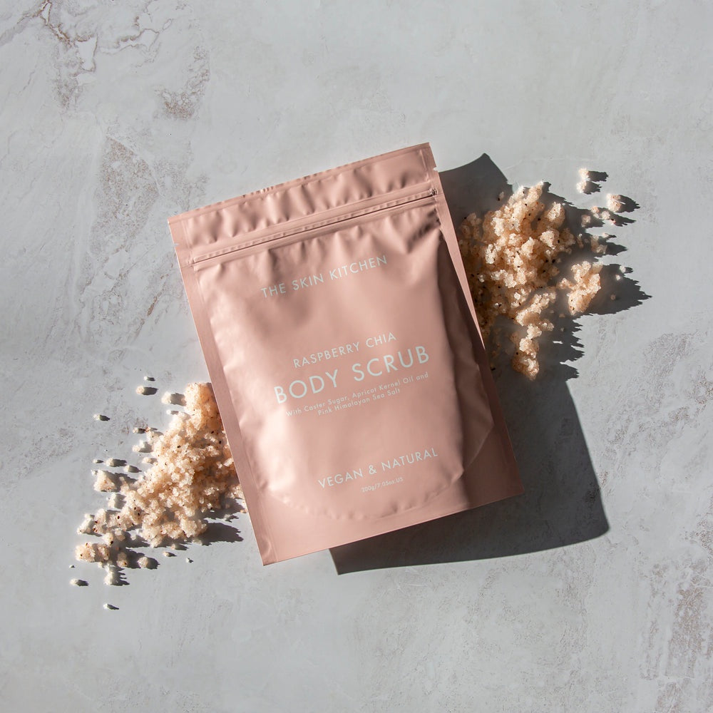 The Skin Kitchen - Raspberry Chia Body Scrub - Urban Naturals