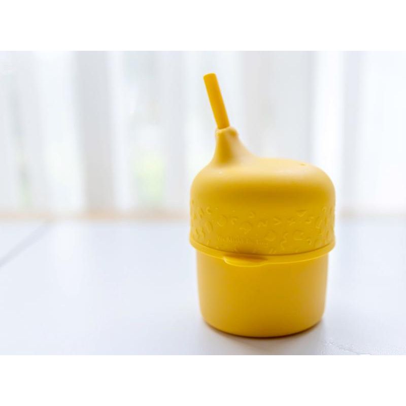 We Might Be Tiny Sippy Lid - Yellow - Urban Naturals