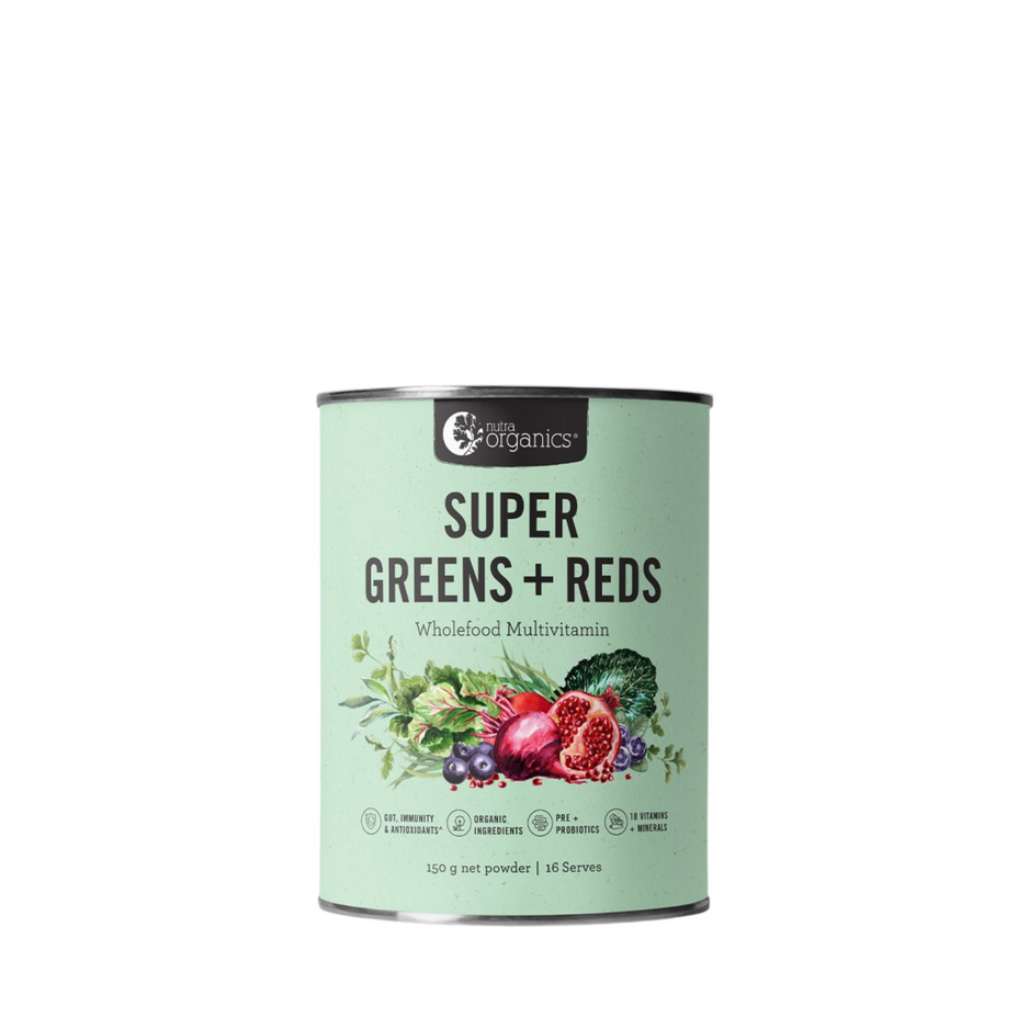 Nutra Organics - Super Greens + Reds - Urban Naturals