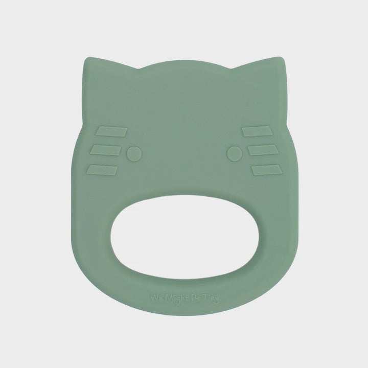 We Might Be Tiny Silicone Teething Ring - Cat - Urban Naturals