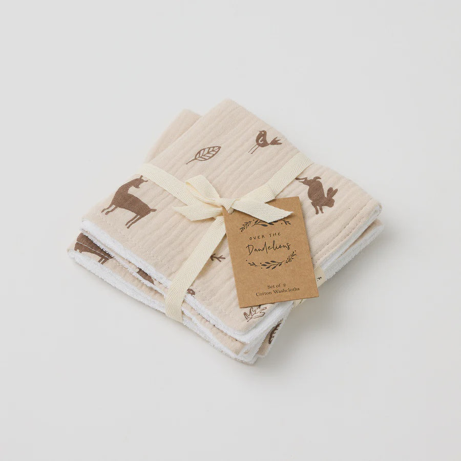 Over The Dandelions Was Cloth Set Of 2 - Woodlands - Urban Naturals